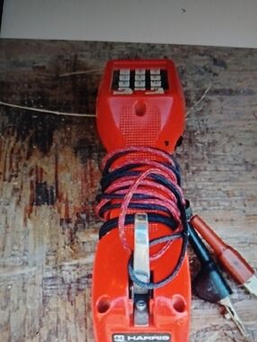 Harris Red Vintage Handheld Tone Generator